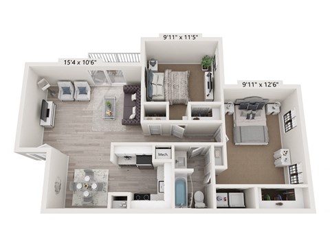 a 2100 sq ft floor plan  studio